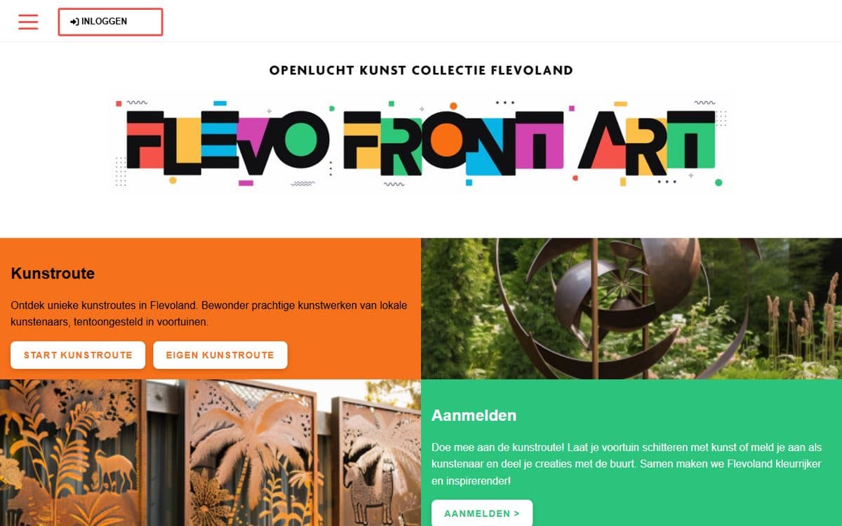 FlevoFrontArt - art routes platform