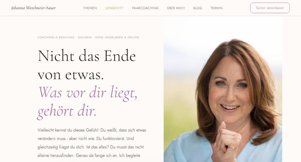 Mittelmeier Coaching - website
