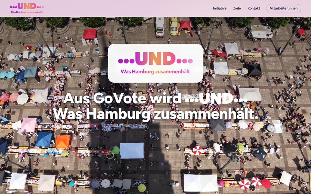 …UND… was Hamburg zusammenhält - website of the initiative